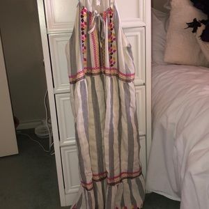 Embroidered beachy sundress